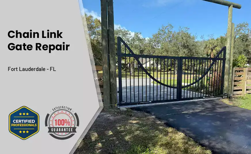 Chain Link Gate Repair Fort Lauderdale - FL 