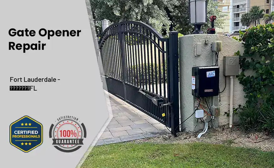 Gate Opener Repair Fort Lauderdale - FL 