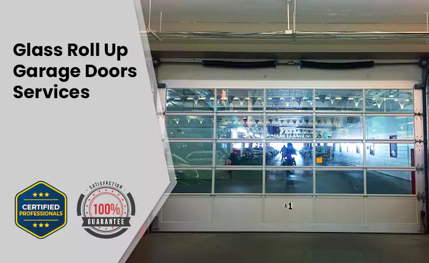 Glass Roll Up Garage Door in Fort Lauderdale, FL